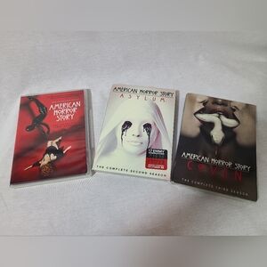 American Horror story seasons 1, 2 and 3